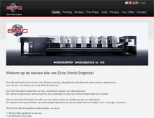 Tablet Screenshot of ericsworldgraphics.com